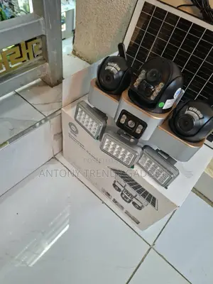 Triple Lens Solar Security Camera With Panoramic PTZ View