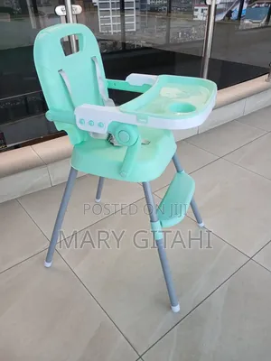 *Feeding Chair *Feeding Chair Grey Green and Pink**