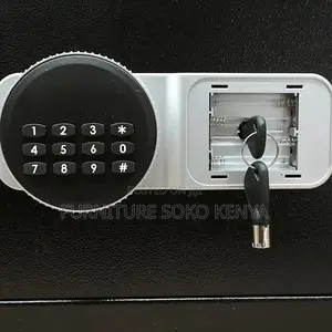 Office Safe : Black Compact Steel Digital Security Safe Box