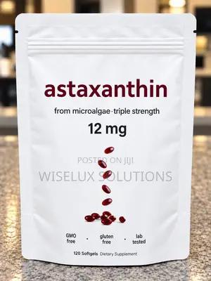 Astaxanthin 12mg Antioxidant Supplement – 120 Softgels