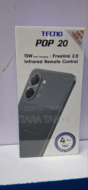 New Tecno Pop 20 64 GB Black