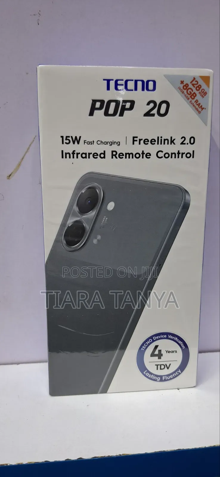 New Tecno Pop 20 64 GB Black