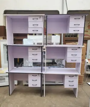 Modern White Wooden Office Desk