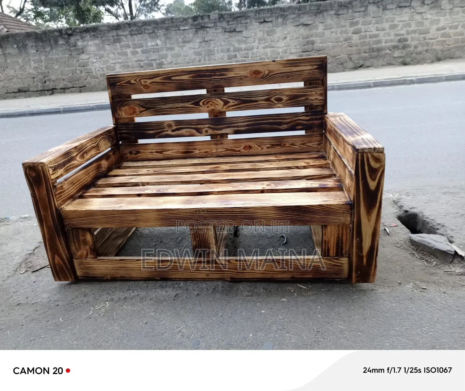 Two Seater Pallet Chair