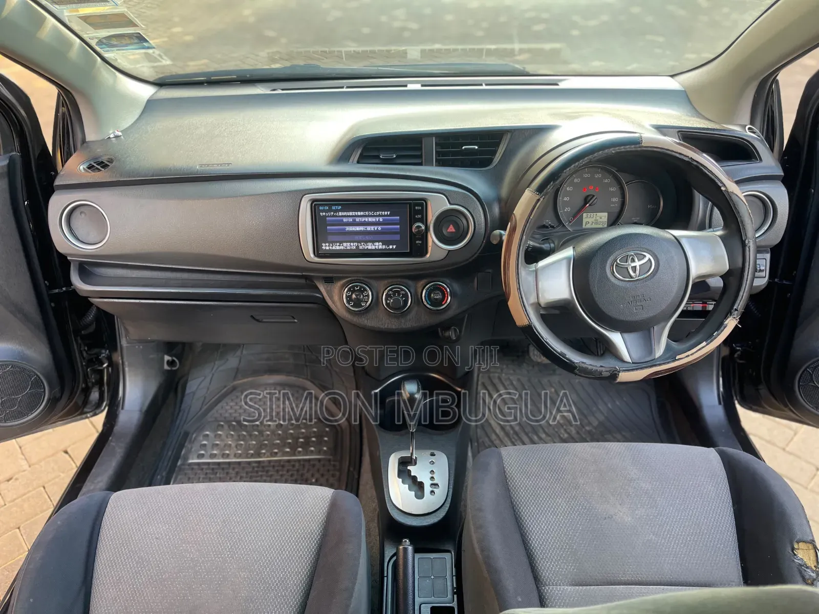 Toyota Vitz 2012 Black
