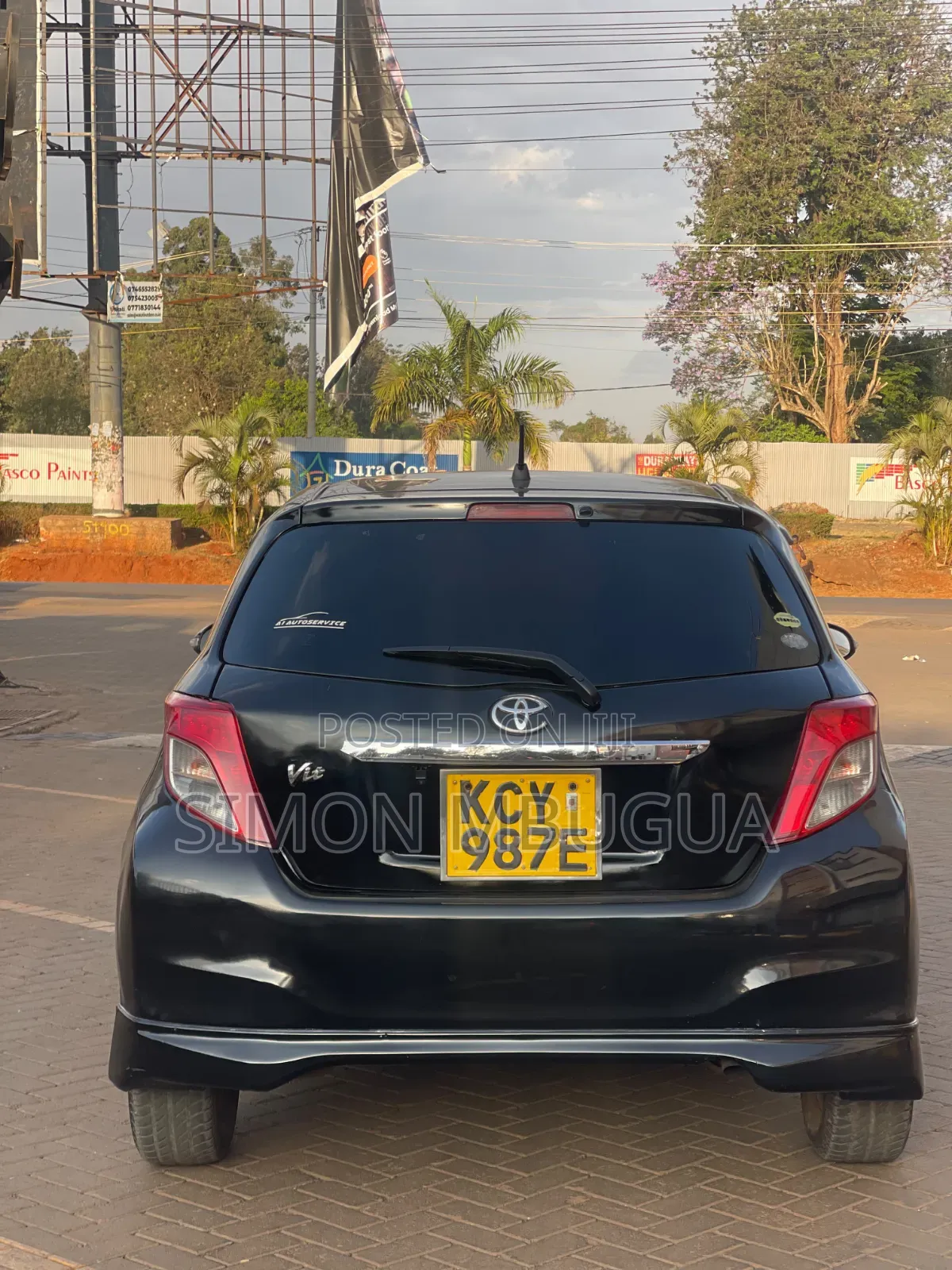 Toyota Vitz 2012 Black