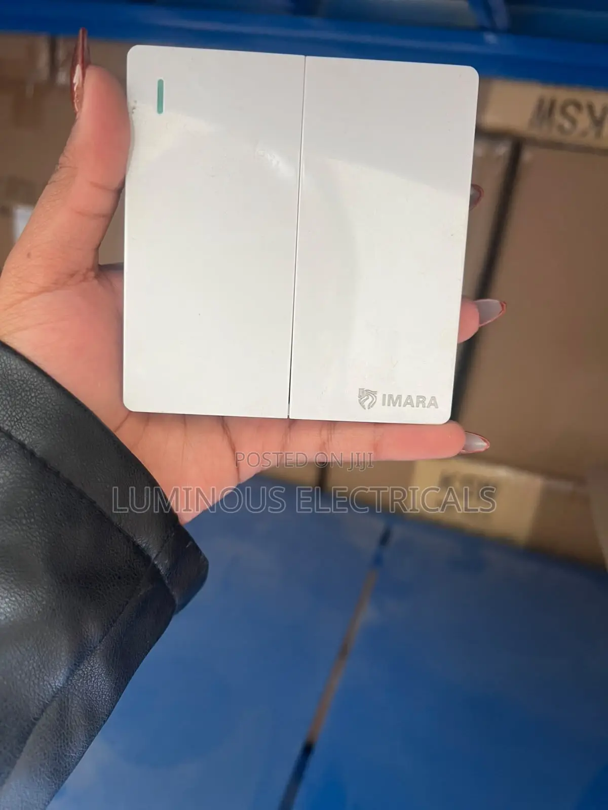 Elegant Imara 2-Gang Electric Switch for Home & Office