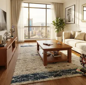 Coffee Table: Premium Solid Pure Mahogany Wood Coffee Table