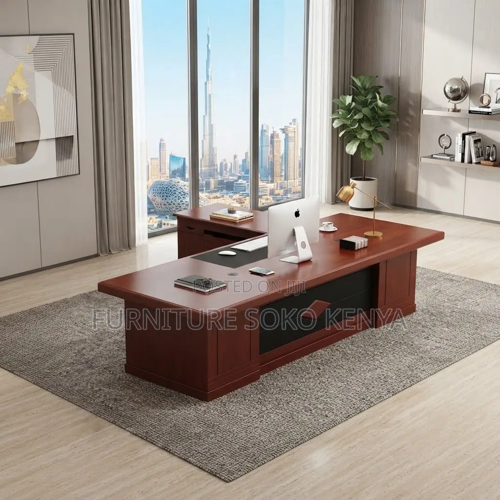 Office Desk; 1.8M Mahogany Executive Office Table