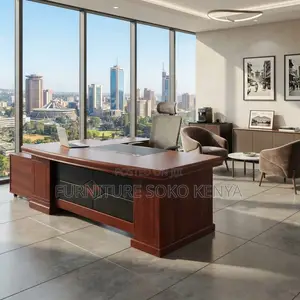 Office Desk; 1.8M Mahogany Executive Office Table
