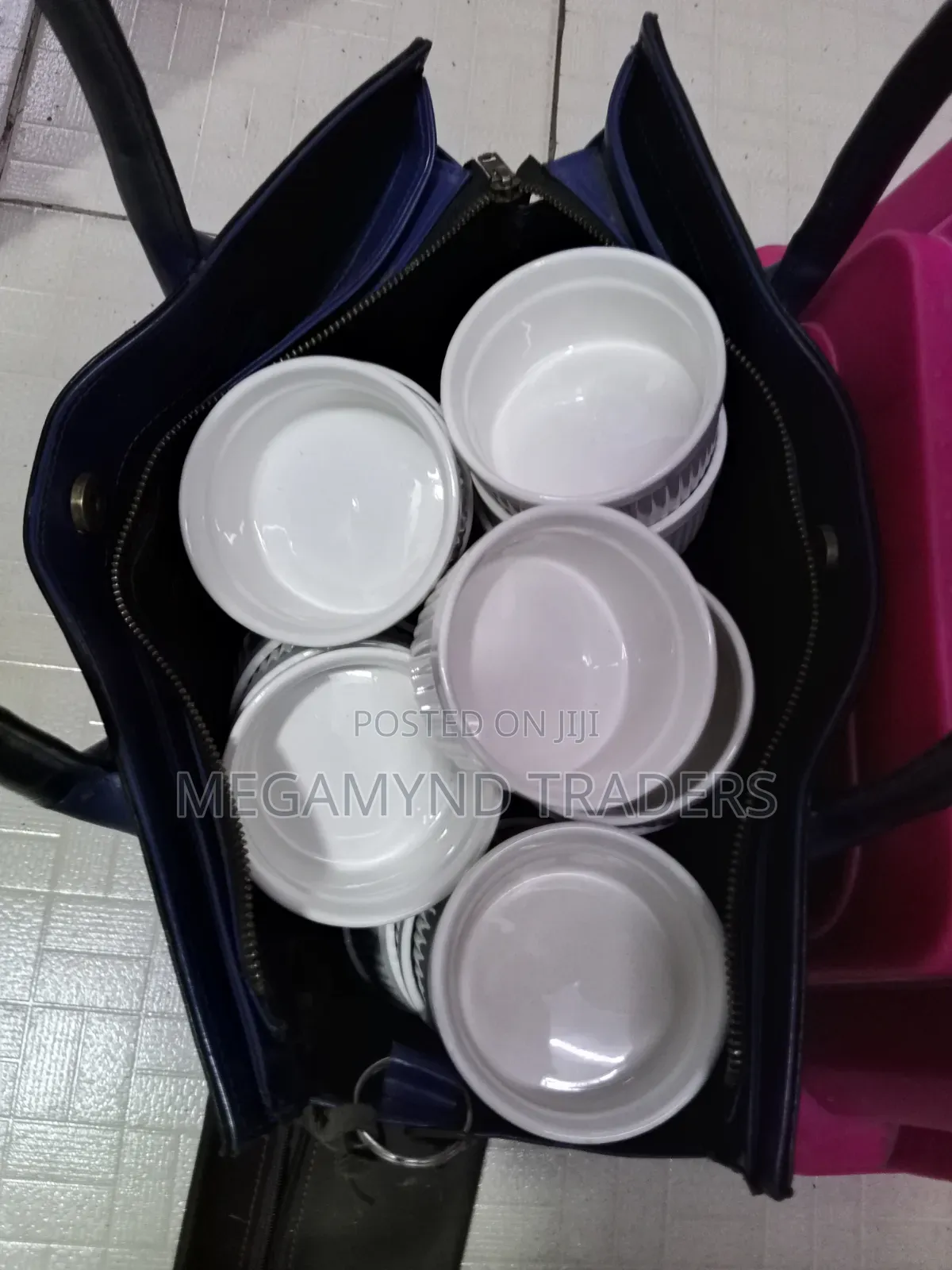 White Ceramic Ramekin Bowl