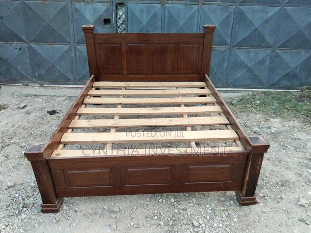 5 by 6 Mvule Bed - thumbnail 2
