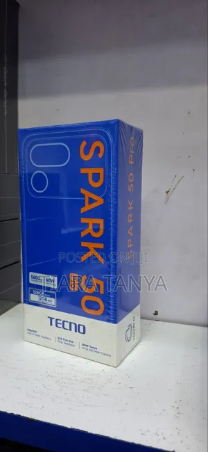 New Tecno Spark 50 128 GB Black