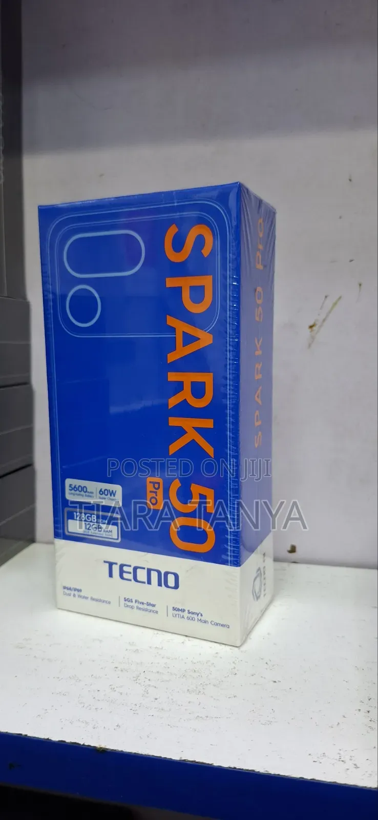 New Tecno Spark 50 128 GB Black