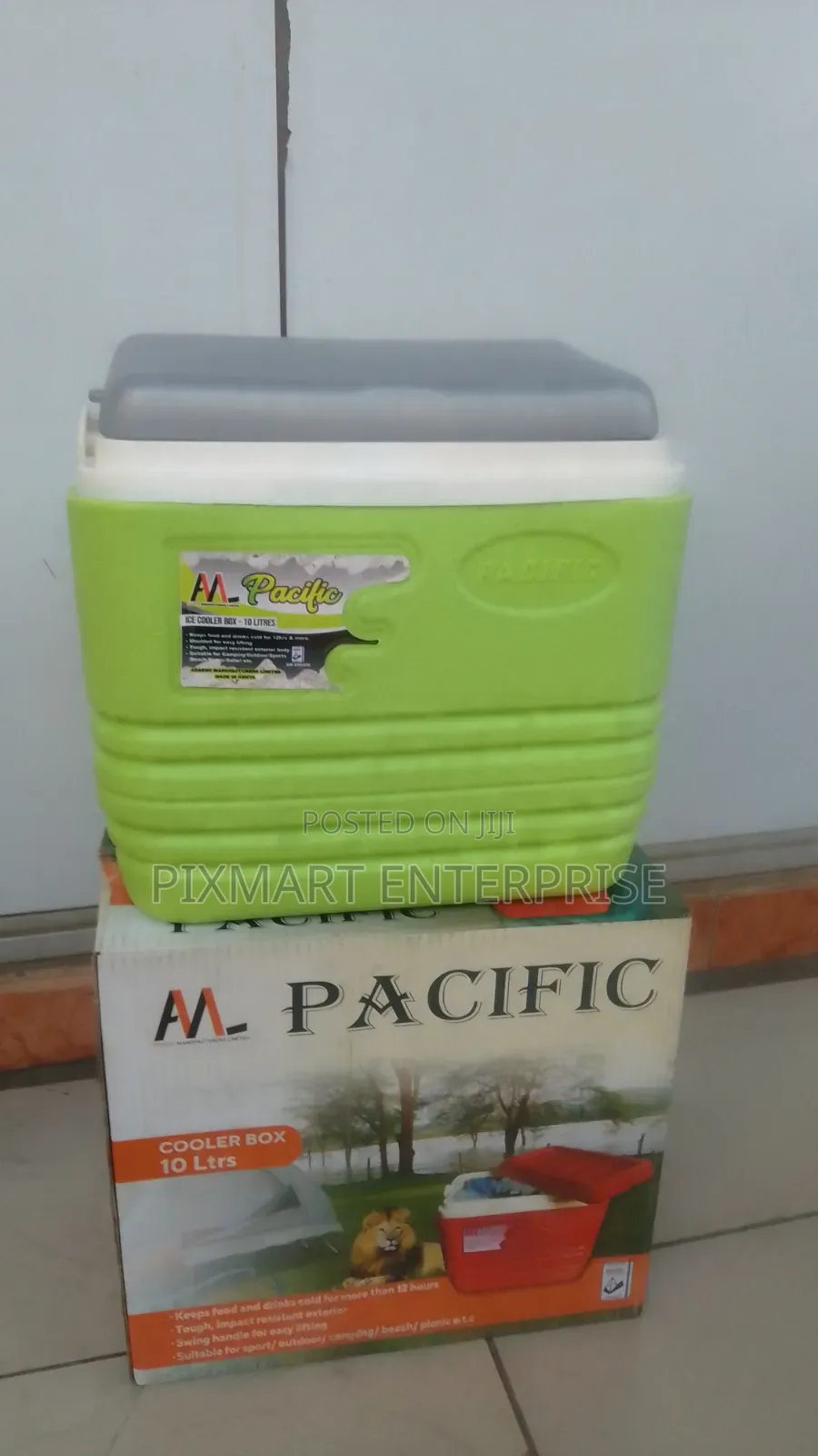 Pacific 10 Litres Insulated Cooler Box for Drinks and Food Storage