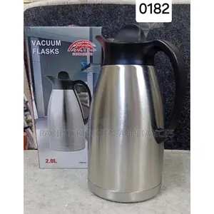 2-Litre Vacuum Flask. Designed With Double-Wall Vacuum Insulation