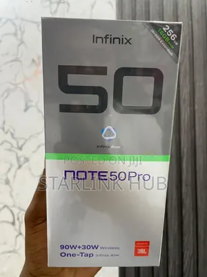 New Infinix Note 50 Pro 256 GB Black