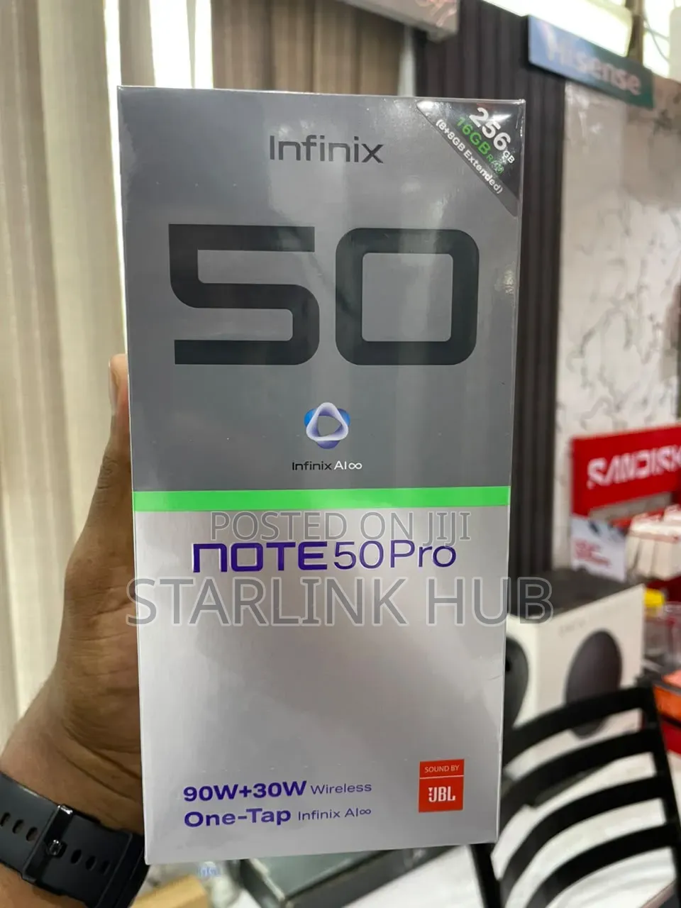 New Infinix Note 50 Pro 256 GB Black