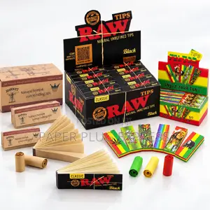 RAW Black, Bob Marley Rasta & Hornet Rolling Paper Filter Tips
