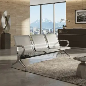 Reception Bench; 3-Seater Non Padded Reception Bench