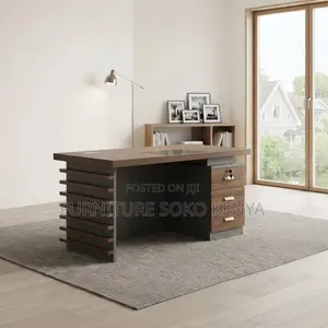 Office Desk; 1400MM Office Desk – Spacious Modern Computer Workstation