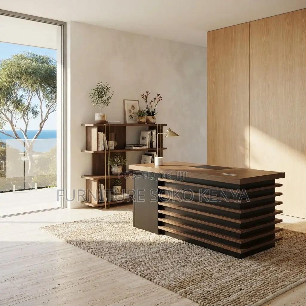 Office Desk; 1400MM Office Desk – Spacious Modern Computer Workstation