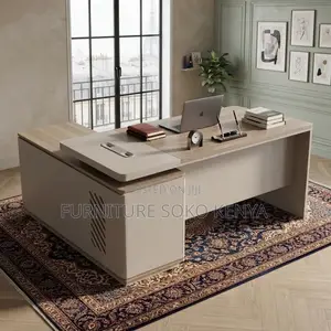 Office Desk; 1.8m Executive Desk With L Extension