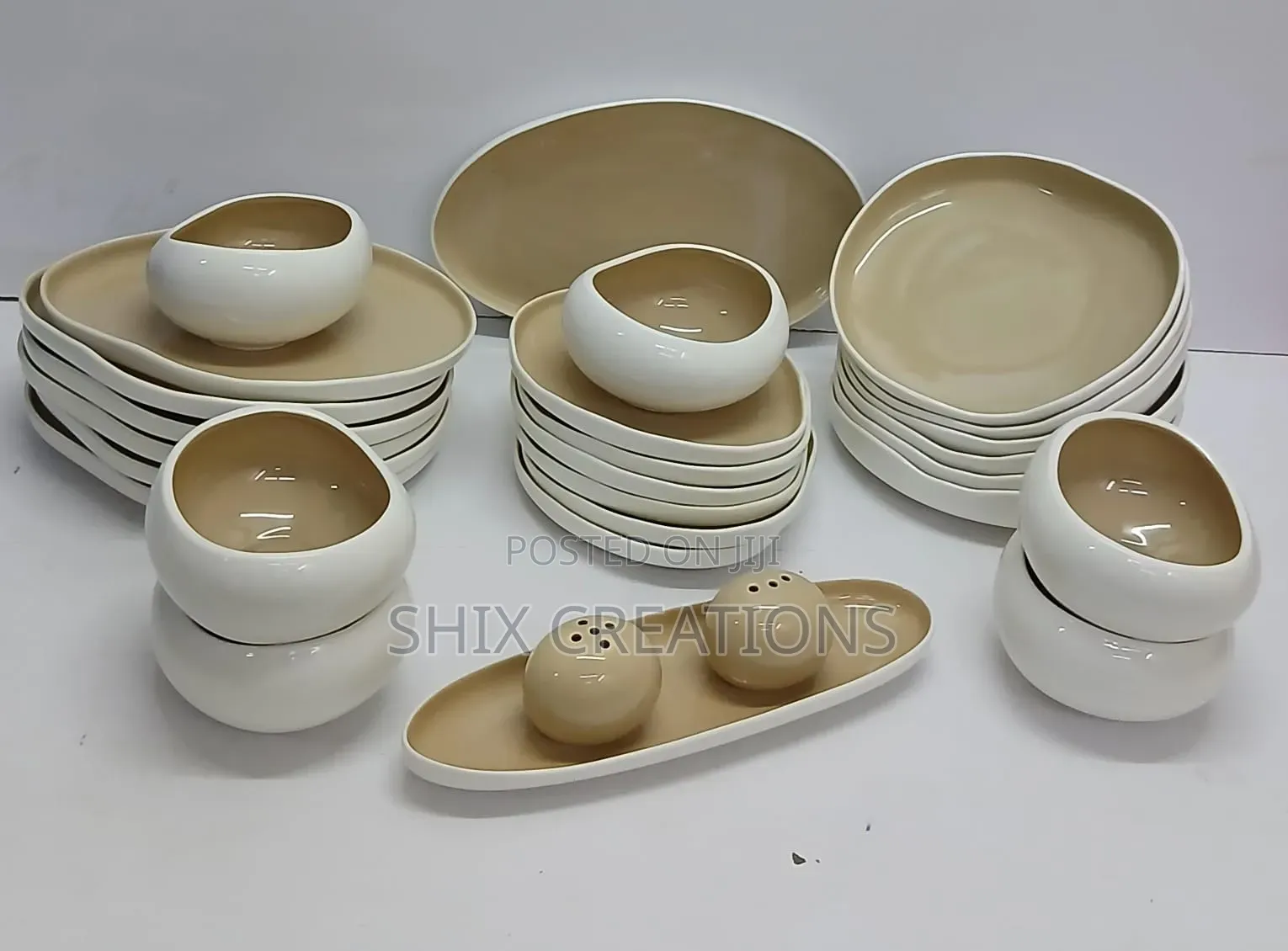 European Elegant Double Porcelain Dinner Set 28 PCS
