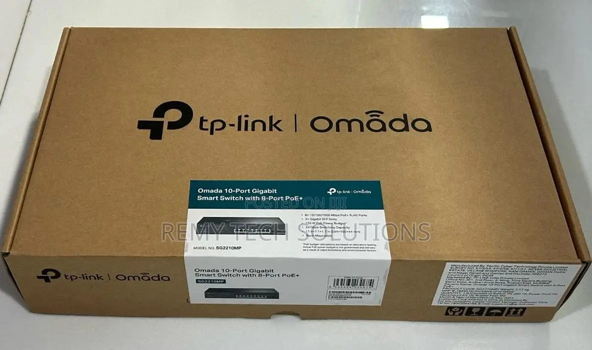 TP-Link SG2210MP Omada 10-Port Smart Switch