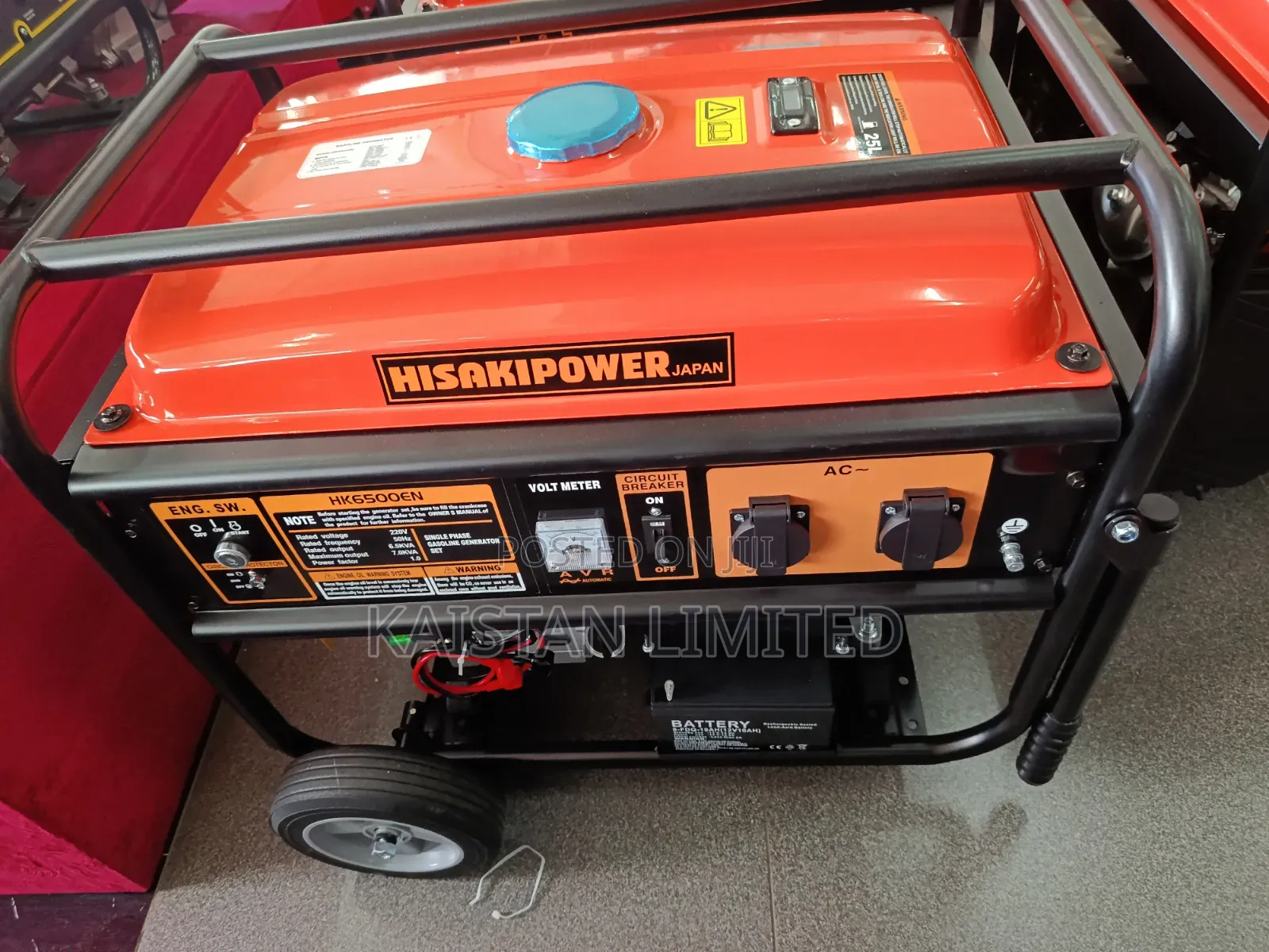 Hisaki 6.5kva Petrol Generator