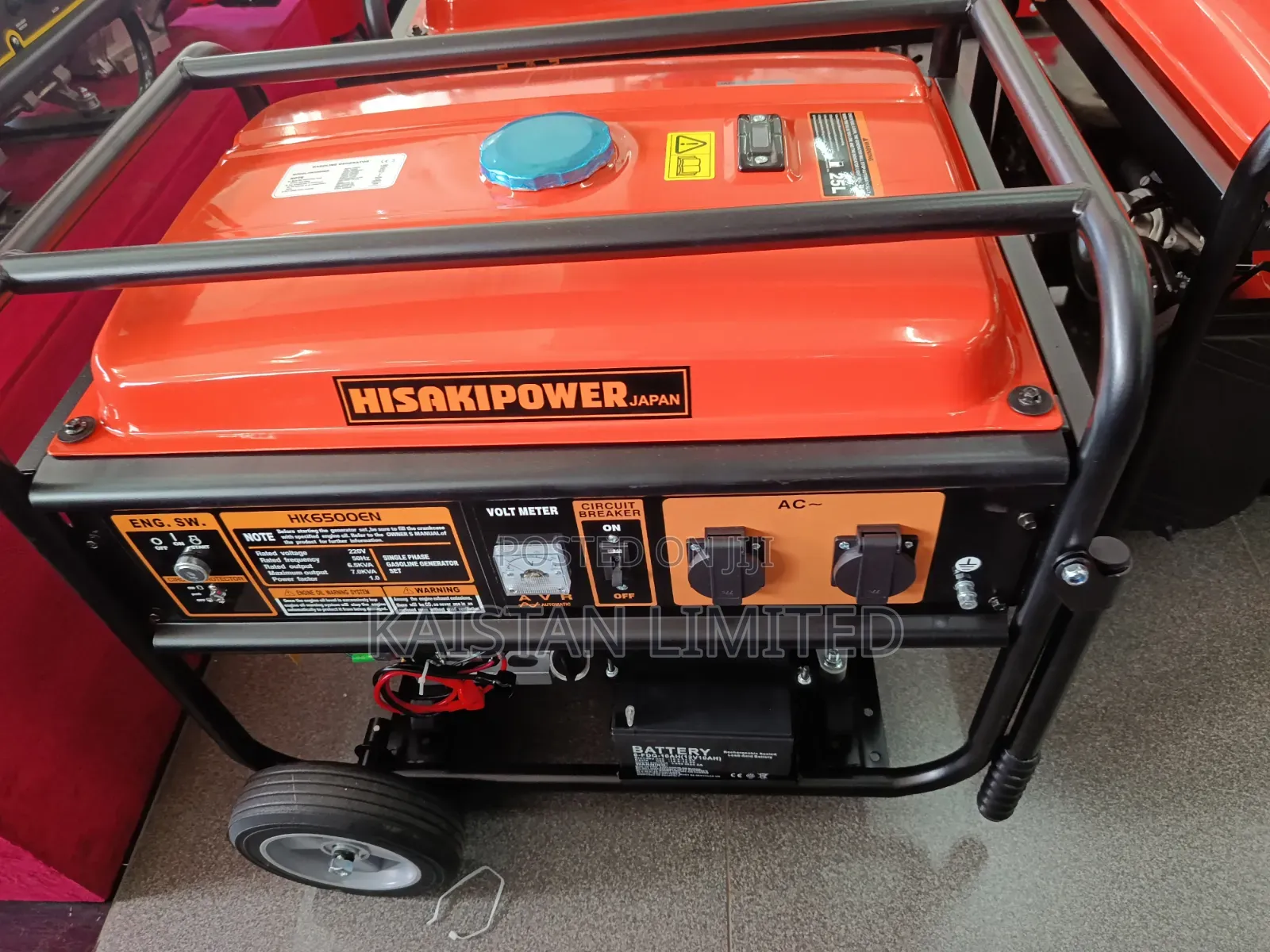 Hisaki 6.5kva Petrol Generator