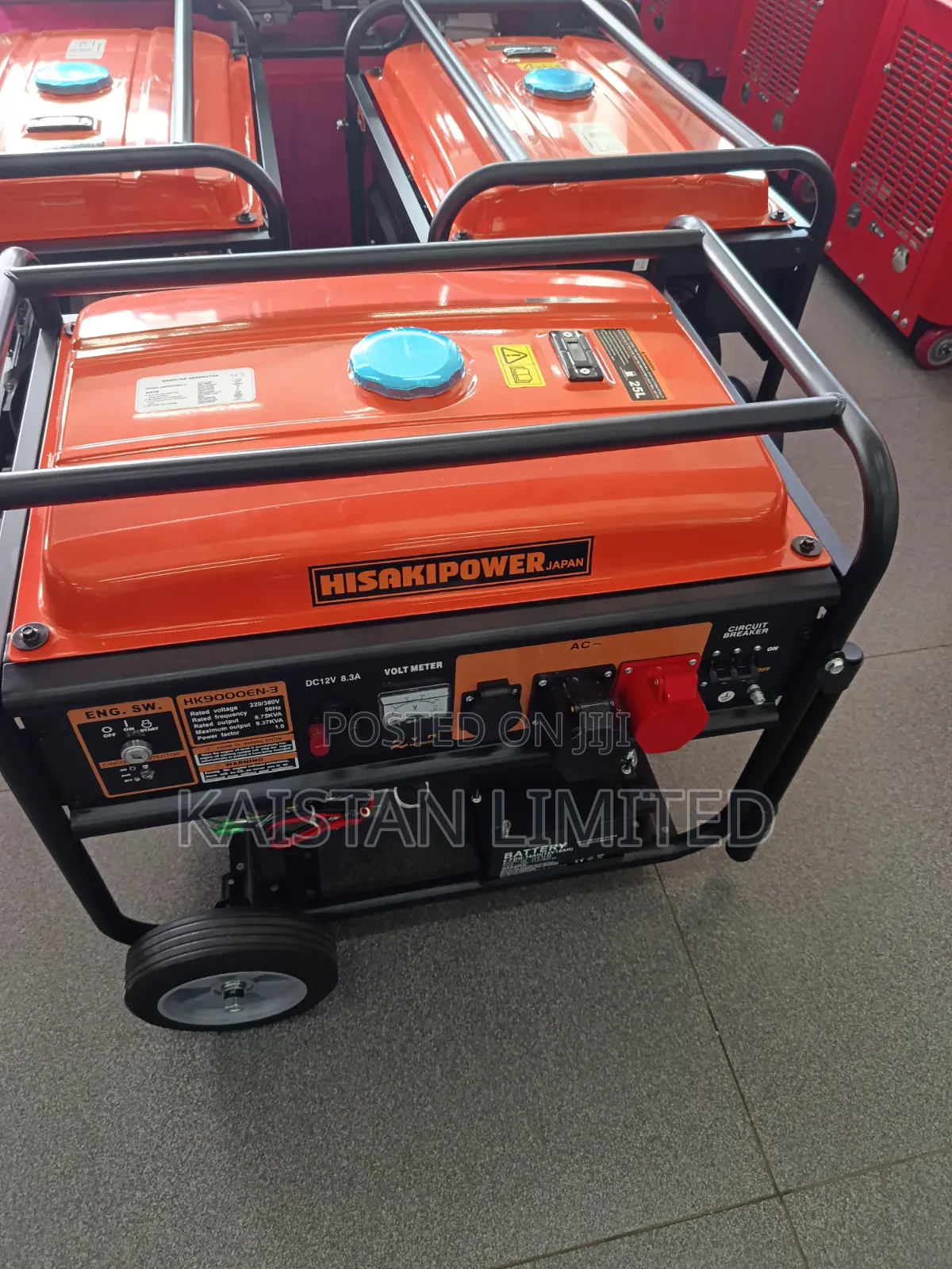 Hisaki 6.5 KVA Petrol Generator Key Start