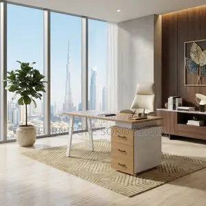Office Desk : Study Desk 120CM With Drawers Ideal for Staffs