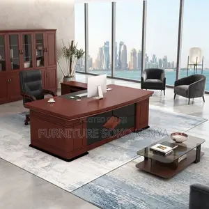 Office Desk; Executive Office Desk With Side Return – Premium