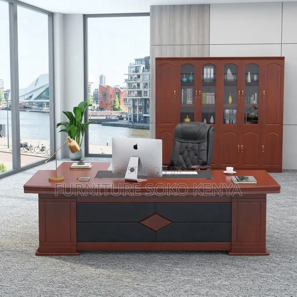 Office Desk; Executive Office Desk With Side Return – Premium