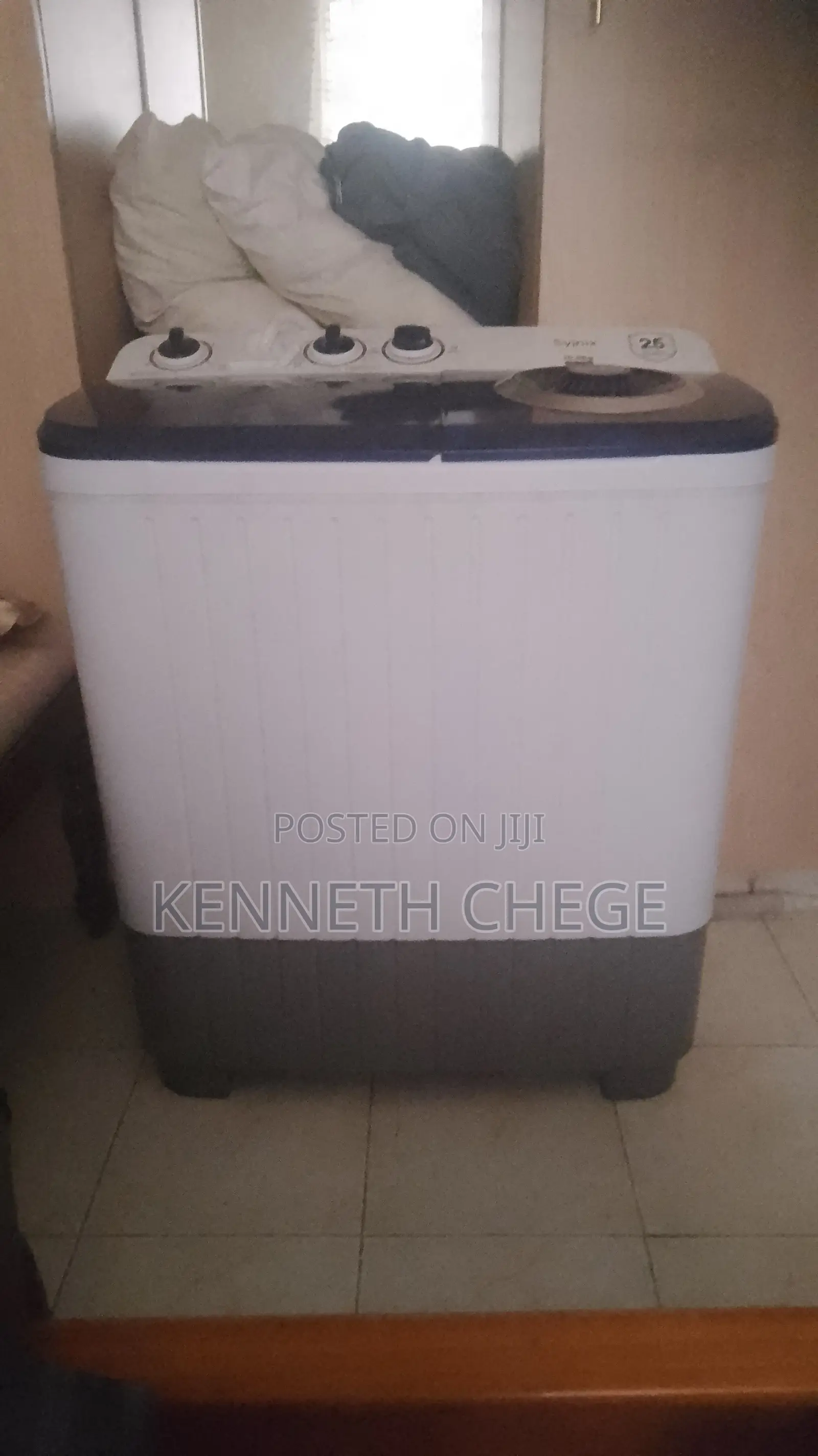 Syinix 10kg Twin Tub Top Load Wash & Spin Semi-Automatic