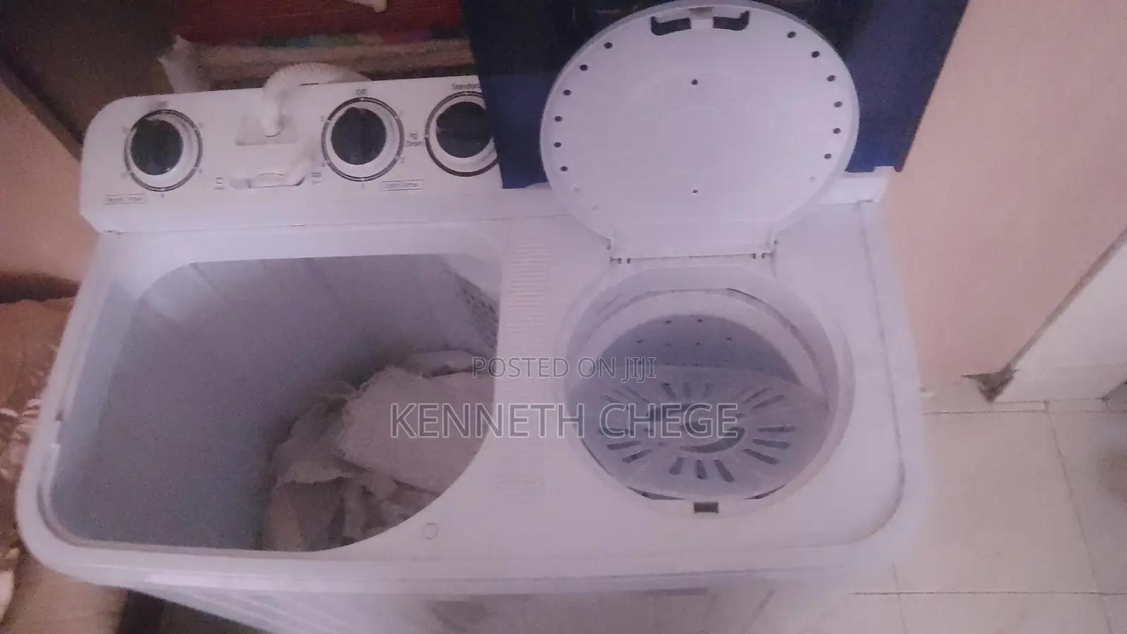 Syinix 10kg Twin Tub Top Load Wash & Spin Semi-Automatic
