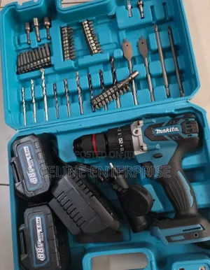 Makita 88V Rechargeable Power Drill With Accessories