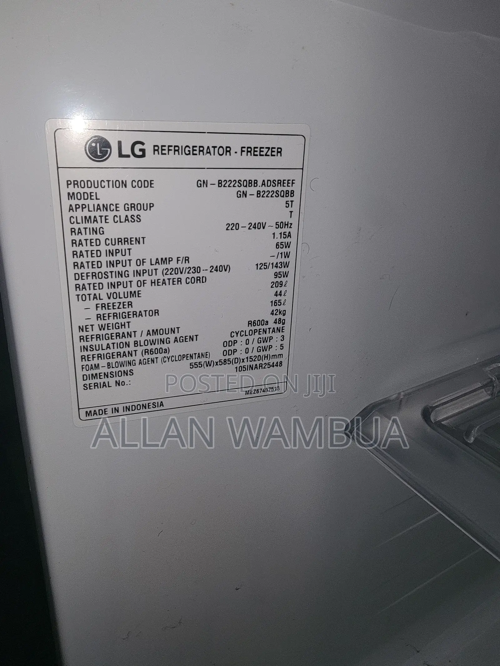 LG Refrigerator