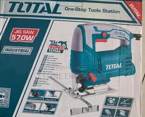 TOTAL 570W Electric Jigsaw – Variable Speed Cutting Tool