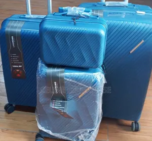 4-in-1 Rubber Suitcase Set – Stylish and Durable Travel Luggage