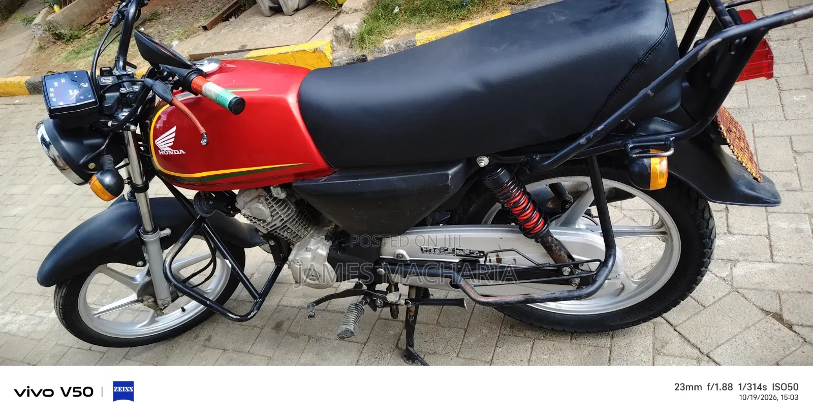 Honda CG110 2026 Red
