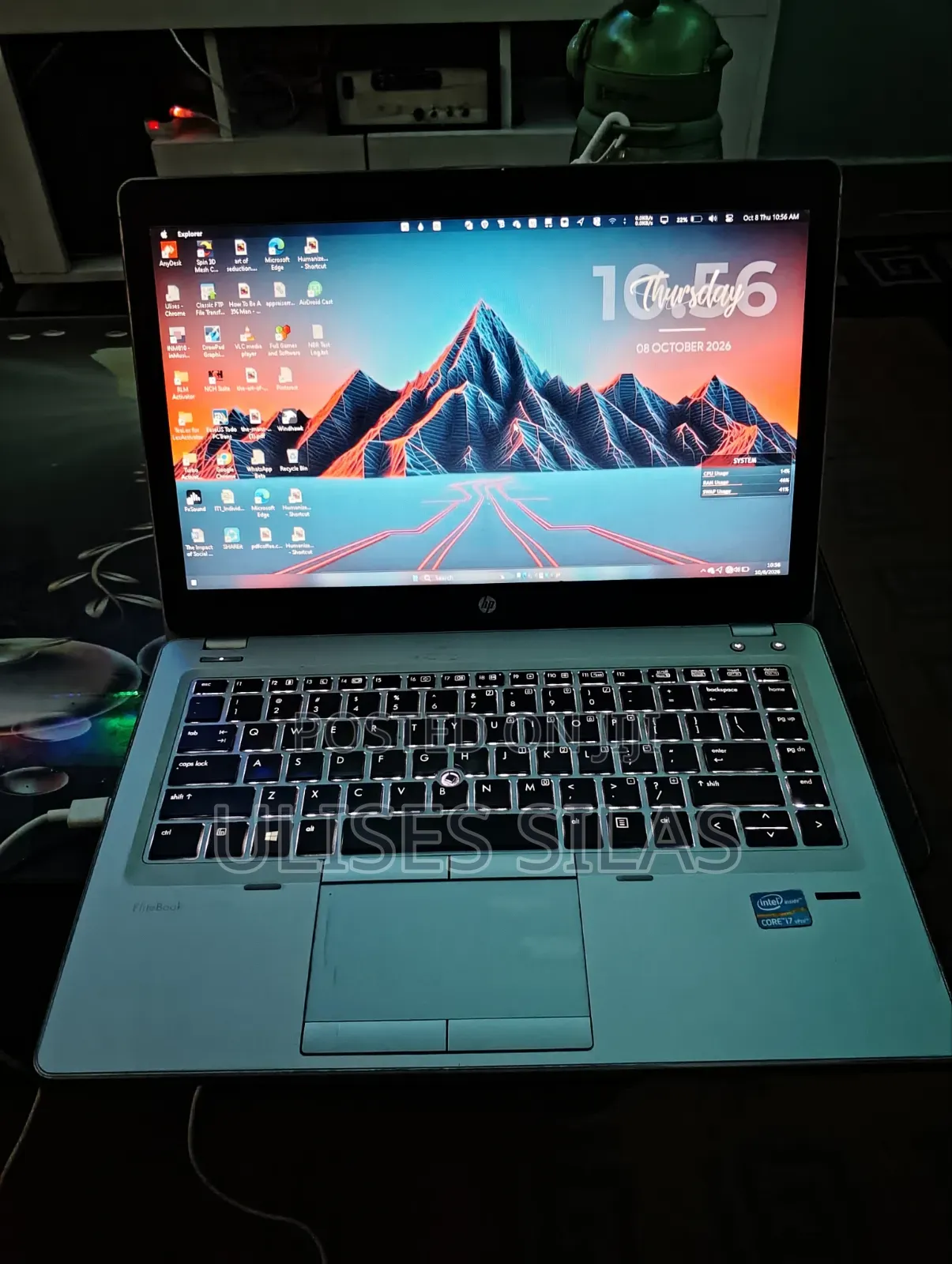 Laptop HP EliteBook Folio 8GB Intel Core i7 SSD 256GB