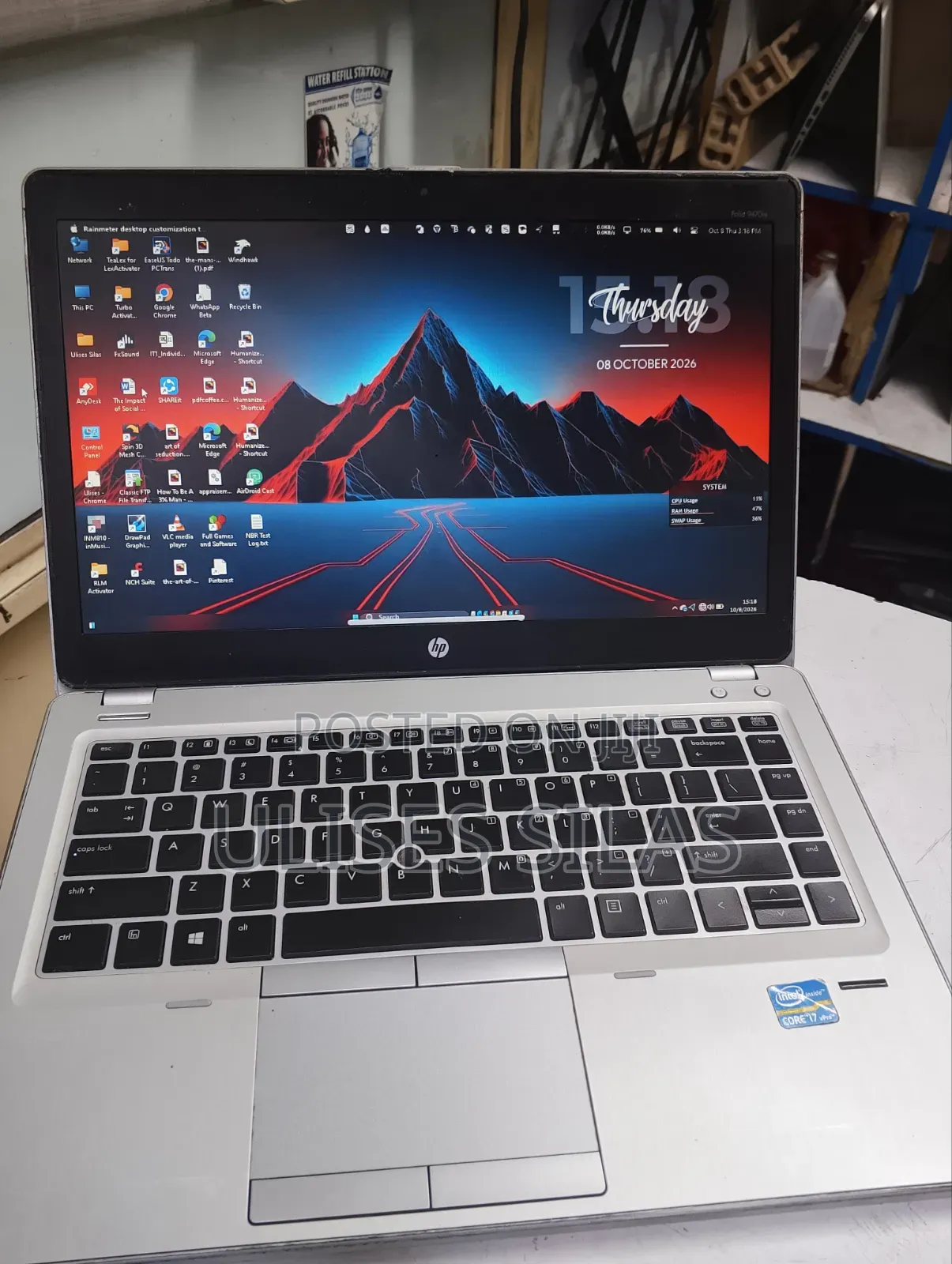 Laptop HP EliteBook Folio 8GB Intel Core i7 SSD 256GB
