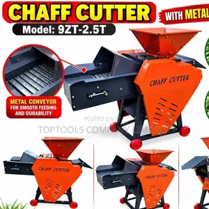 Metal Conveyor Smooth Chaff Cutter 600kgs/Hr
