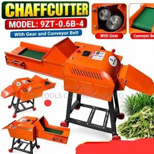 Chaff Cutter With Gear and Conveyor Belt 600kgs/Hr