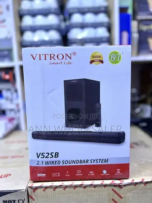 Vitron Soundbar V52SB Remote Bluetooth Aux/ OPTICAL USB and Sd Card