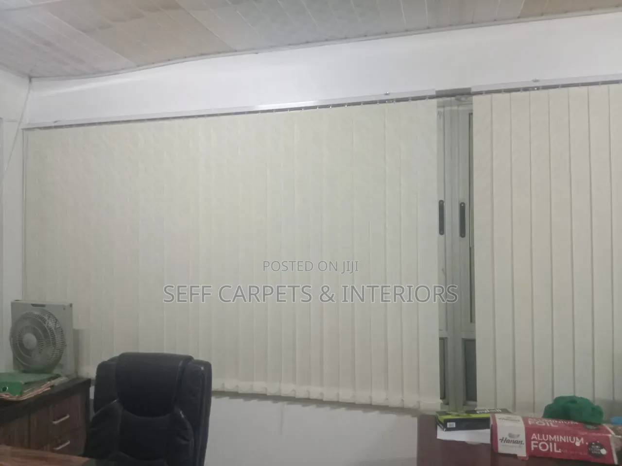 Interior Designers for Windows Vertical Blinds Rails and Fabrics
