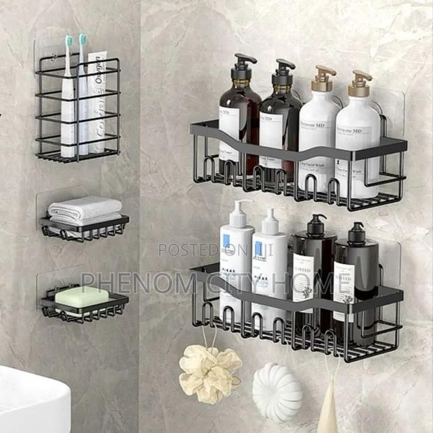 5pc Shower Caddy Set/Bathroom Organizer