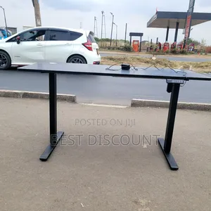 Electric Desk ; Black Adjustable Tables 1.4m